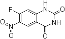 structure of CAS# 1007308-74-8, 7-Fluoro-6-nitro-2,4(1H,3H)-quinazolinedione