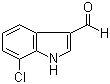7-Chloro-1H-indole-3-carbaldehyde molecular structure (CAS 1008-07-7)