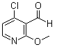 4-Chloro-2-methoxy-3-pyridinecarboxaldehyde molecular structure (CAS 1008451-58-8)