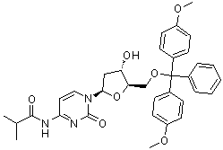 5'-O-(Dimethoxytrityl)-N-isobutyryl-2'-deoxycytidine molecular structure (CAS 100898-62-2)