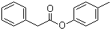 苯乙酸对甲酚酯分子结构 (CAS 101-94-0)