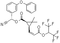 Acrinathrin molecular structure (CAS 101007-06-1)