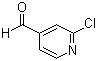 结构式 CAS# 101066-61-9, 2-氯吡啶-4-甲醛; 2-氯异吡啶基甲醛
