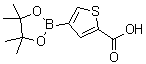 结构式 CAS# 1010836-19-7, (2-羧基噻吩-4-基)硼酸频哪醇酯