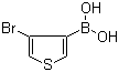 3-Bromothiophene-4-boronic acid molecular structure (CAS 101084-76-8)