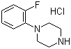 结构式 CAS# 1011-16-1, 1-(2-氟苯基)哌嗪盐酸盐