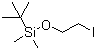 structure of CAS# 101166-65-8, (tert-butyl)(2-iodoethoxy)dimethylsilane;(tert-Butyl)(2-iodoethoxy)dimethylsilane; 1-(tert-Butyldimethylsilyloxy)-2-iodoethane; 1-Iodo-2-(tert-butyldimethylsilyloxy)ethane; 2-(tert-Butyldimethylsilyloxy)ethyl iodide; 2-Iodo-1-(1,1,2,2-tetramethyl-1-silapropoxy)ethane