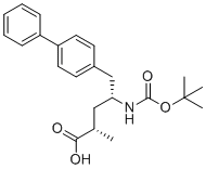 结构式 CAS# 1012341-54-6, (2S,4R)-5-([1,1'-联苯]-4-基)-4-((叔-丁氧羰基)氨基)-2-甲基戊酸