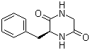 Cyclo(glycyl-L-phenylalanyl) molecular structure (CAS 10125-07-2)