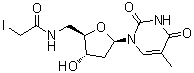5'-Deoxy-5'-[(iodoacetyl)amino]thymidine molecular structure (CAS 101314-73-2)