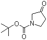 N-Boc-3-pyrrolidinone molecular structure (CAS 101385-93-7)