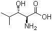 (2S,3R)-(+)-2-氨基-3-羟基-4-甲基戊酸分子结构 (CAS 10148-71-7)