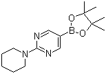 structure of CAS# 1015242-08-6, 2-Piperidinopyrimidine-5-boronic acid pinacol ester;2-(Piperidin-1-yl)pyrimidine-5-boronic acid pinacol ester