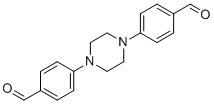 structure of CAS# 10159-39-4, 4,4'-(Piperazine-1,4-diyl)dibenzaldehyde