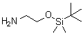 structure of CAS# 101711-55-1, (2-Aminoethoxy)(tert-butyl)dimethylsilane;Ethanolamine tert-butyldimethylsilyl ether; [2-[[(1,1-Dimethylethyl)dimethylsilyl]oxy]ethyl]amine