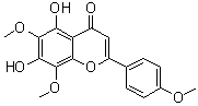 5,7-Dihydroxy-6,8,4'-trimethoxyflavone molecular structure (CAS 10176-66-6)