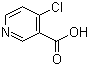 structure of CAS# 10177-29-4, 4-Chloronicotinic acid;4-Chloropyridine-3-carboxylic acid; 4-Chloro-3-pyridinecarboxylic acid