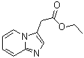 结构式 CAS# 101820-69-3, 咪唑并[1,2-a]吡啶-3-乙酸乙酯