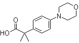 alpha,alpha-Dimethyl-4-(4-morpholinyl)benzeneacetic acid molecular structure (CAS 1018614-94-2)