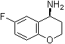 (4S)-6-Fluoro-3,4-dihydro-2H-1-benzopyran-4-amine molecular structure (CAS 1018978-85-2)