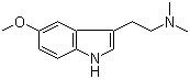N,N-Dimethyl-5-methoxytryptamine molecular structure (CAS 1019-45-0)
