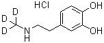 4-[2-(Methyl-d<sub>3</sub>-amino)ethyl]-1,2-benzenediol hydrochloride molecular structure (CAS 101905-96-8)