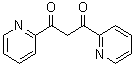 structure of CAS# 10198-89-7, 1,3-Bis(pyridin-2-yl)propane-1,3-dione;1,3-Di-2-pyridylpropane-1,3-dione