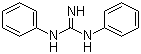 structure of CAS# 102-06-7, 1,3-Diphenylguanidine