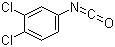 结构式 CAS# 102-36-3, 3,4-二氯苯异氰酸酯