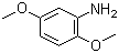 structure of CAS# 102-56-7, 2,5-Dimethoxyaniline;Aminohydroquinone dimethyl ether