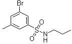 结构式 CAS# 1020252-89-4, 3-溴-5-甲基-N-丙基苯磺酰胺