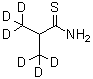 2-(三氘甲基)硫代丙酰胺-3,3,3-d<sub>3</sub>分子结构 (CAS 1020719-63-4)