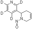 1,2,3,6-Tetrahydro-1-nitroso-2,3'-bipyridine-2',4',5',6'-d<sub>4</sub> molecular structure (CAS 1020719-69-0)