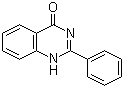 结构式 CAS# 1022-45-3, 2-苯基-3H-喹唑啉-4-酮