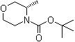 结构式 CAS# 1022094-01-4, (3S)-3-甲基吗啉-4-羧酸叔丁酯
