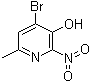 结构式 CAS# 1022250-67-4, 4-溴-6-甲基-2-硝基吡啶-3-醇
