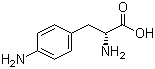 结构式 CAS# 102281-45-8, 4-氨基-D-苯丙氨酸