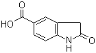 结构式 CAS# 102359-00-2, 2-吲哚酮-5-羧酸; 5-羧基吲哚-2-酮