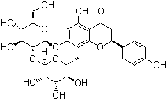 柚皮苷分子结构 (CAS 10236-47-2)