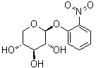 structure of CAS# 10238-27-4, o-Nitrophenyl beta-D-xylopyranoside;2-Nitrophenyl beta-D-xylopyranoside