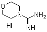 结构式 CAS# 102392-87-0, 4-吗啉甲脒氢碘酸盐