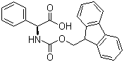 Fmoc-L-苯基甘氨酸分子结构 (CAS 102410-65-1)