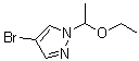 4-溴-1-(1-乙氧基乙基)-1H-吡唑分子结构 (CAS 1024120-52-2)