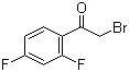 结构式 CAS# 102429-07-2, 2-溴-2',4'-二氟苯乙酮