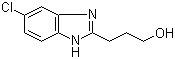 structure of CAS# 10252-89-8, 3-(5-Chloro-1H-benzoimidazol-2-yl)propan-1-ol