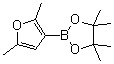 structure of CAS# 1025718-96-0, 2,5-Dimethylfuran-3-boronic acid pinacol ester