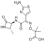 Aztreonam Desulfated Impurity molecular structure (CAS 102579-59-9)