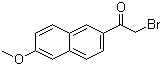 结构式 CAS# 10262-65-4, 2-(溴乙酰基)-6-甲氧基萘