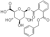 beta-D-Glucopyranuronic acid 1-(2-((benzyloxy)carbonyl)benzoate) molecular structure (CAS 102674-29-3)