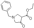 结构式 CAS# 1027-35-6, 1-苄基-4-吡咯烷酮-3-甲酸乙酯